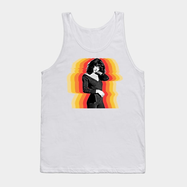 Kate Bush † Retro Aesthetic Fan Art Design Tank Top by DankFutura